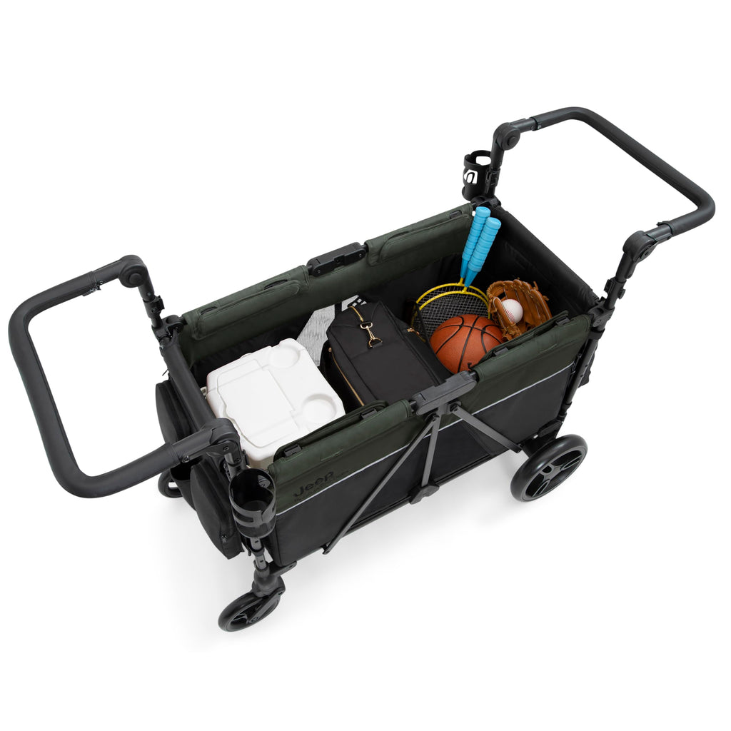 Two-seater baby carriage