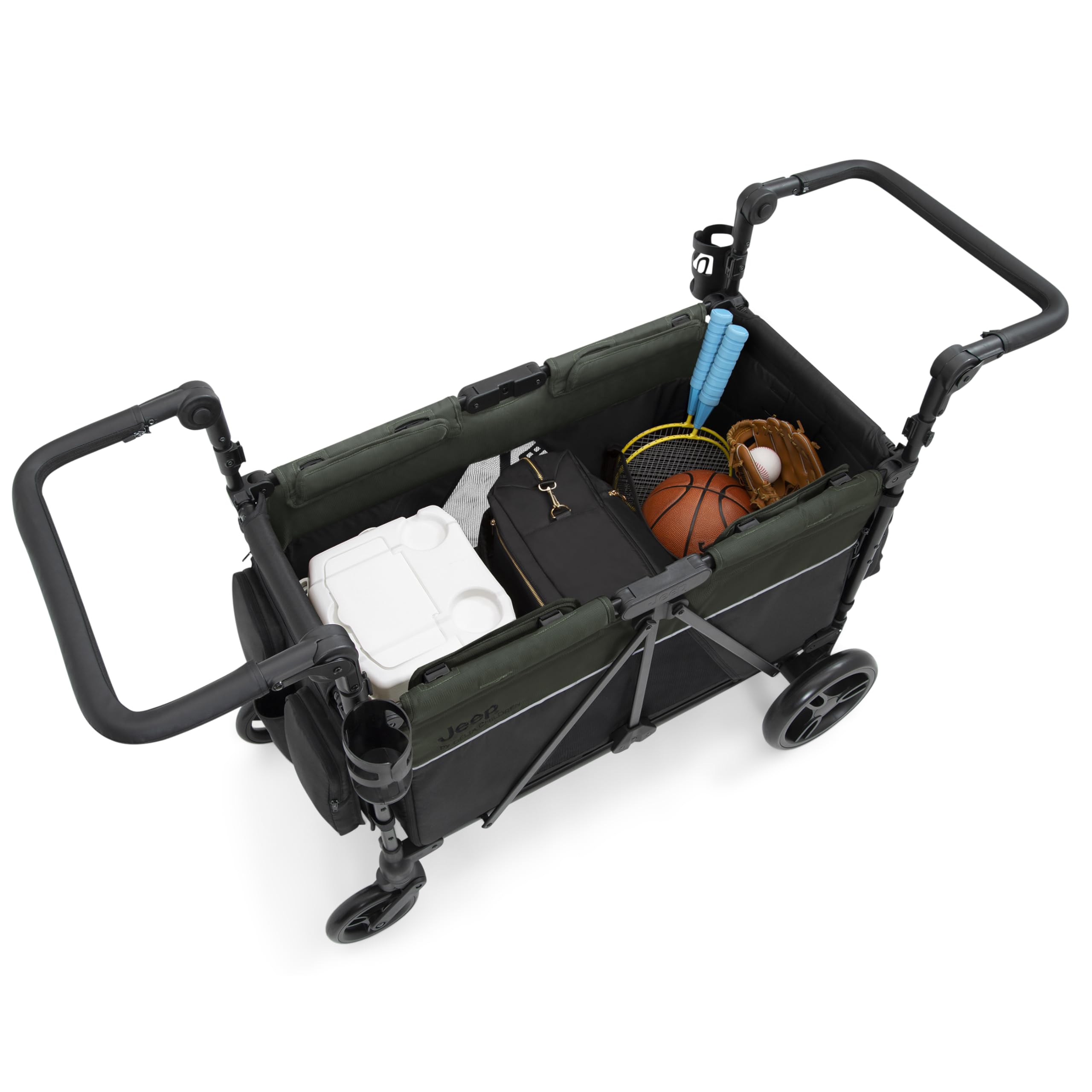 Two-seater baby carriage