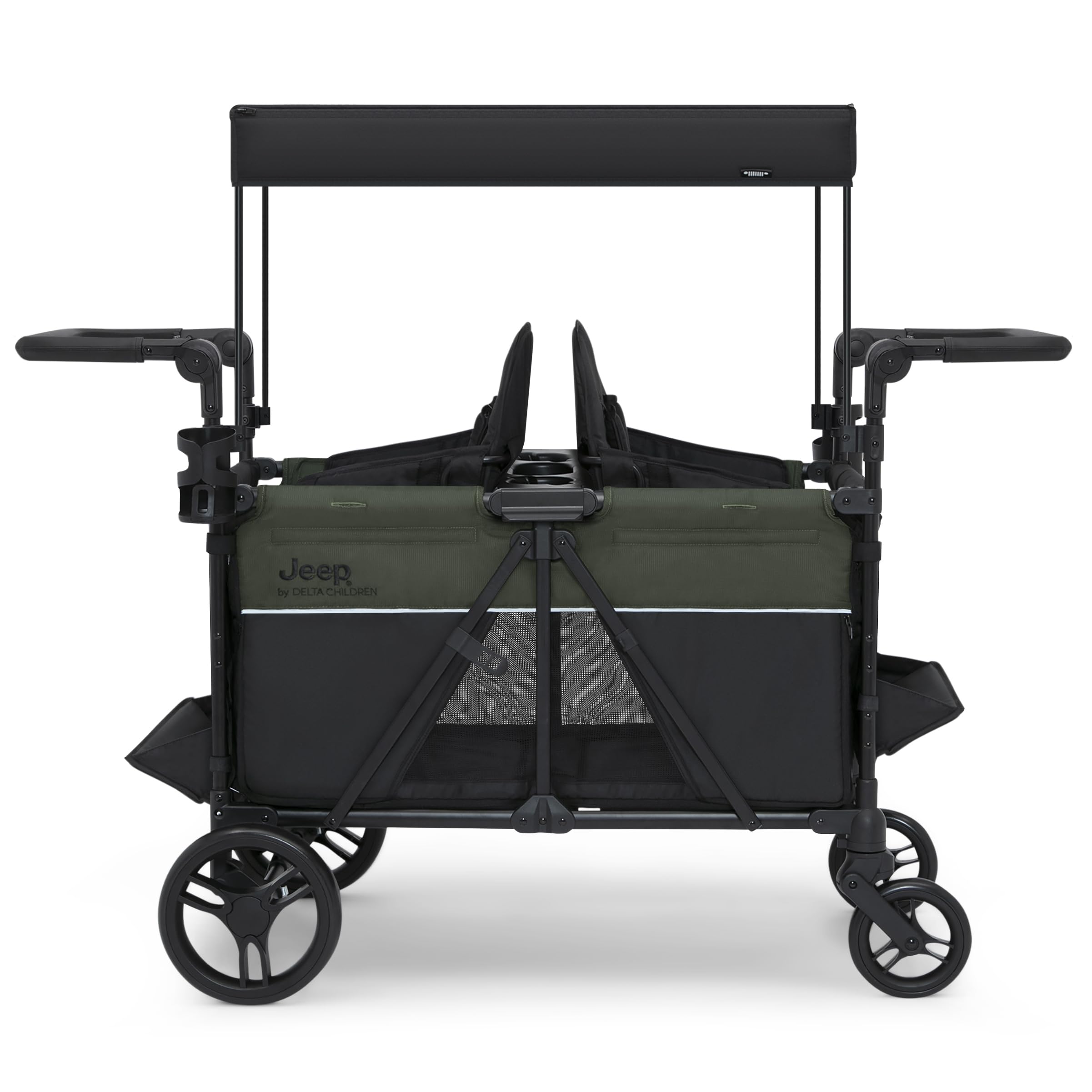 Two-seater baby carriage