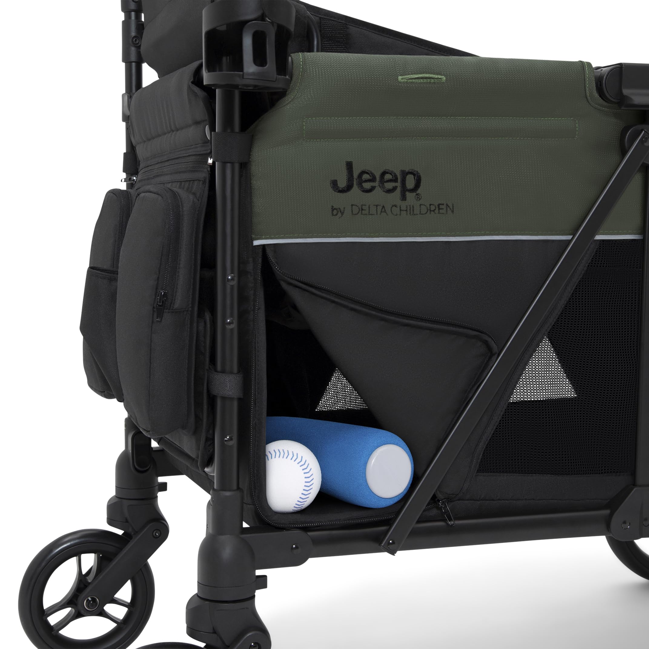 Two-seater baby carriage