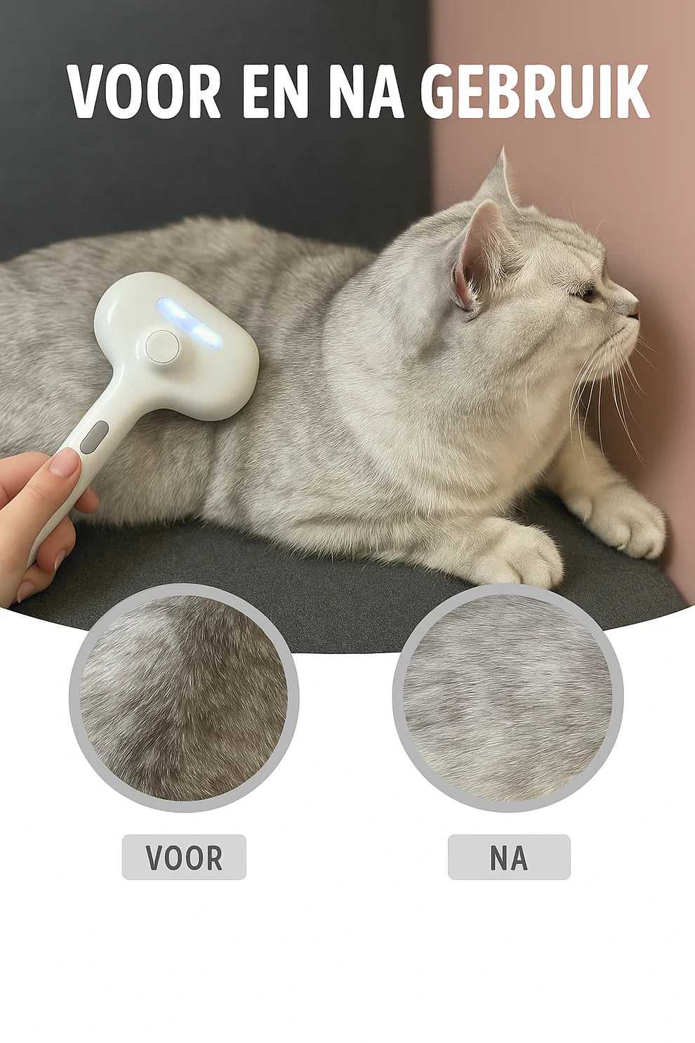 Comfortable Brush for Pet Grooming